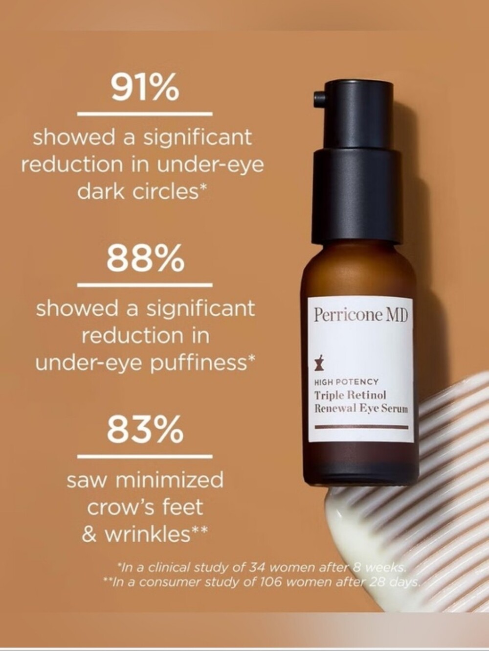 Perricone MD Triple Retinol Renewal Eye Serum - New In Box - Picture 3 of 4